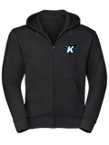 Luxury Zipped Hoodie - Black