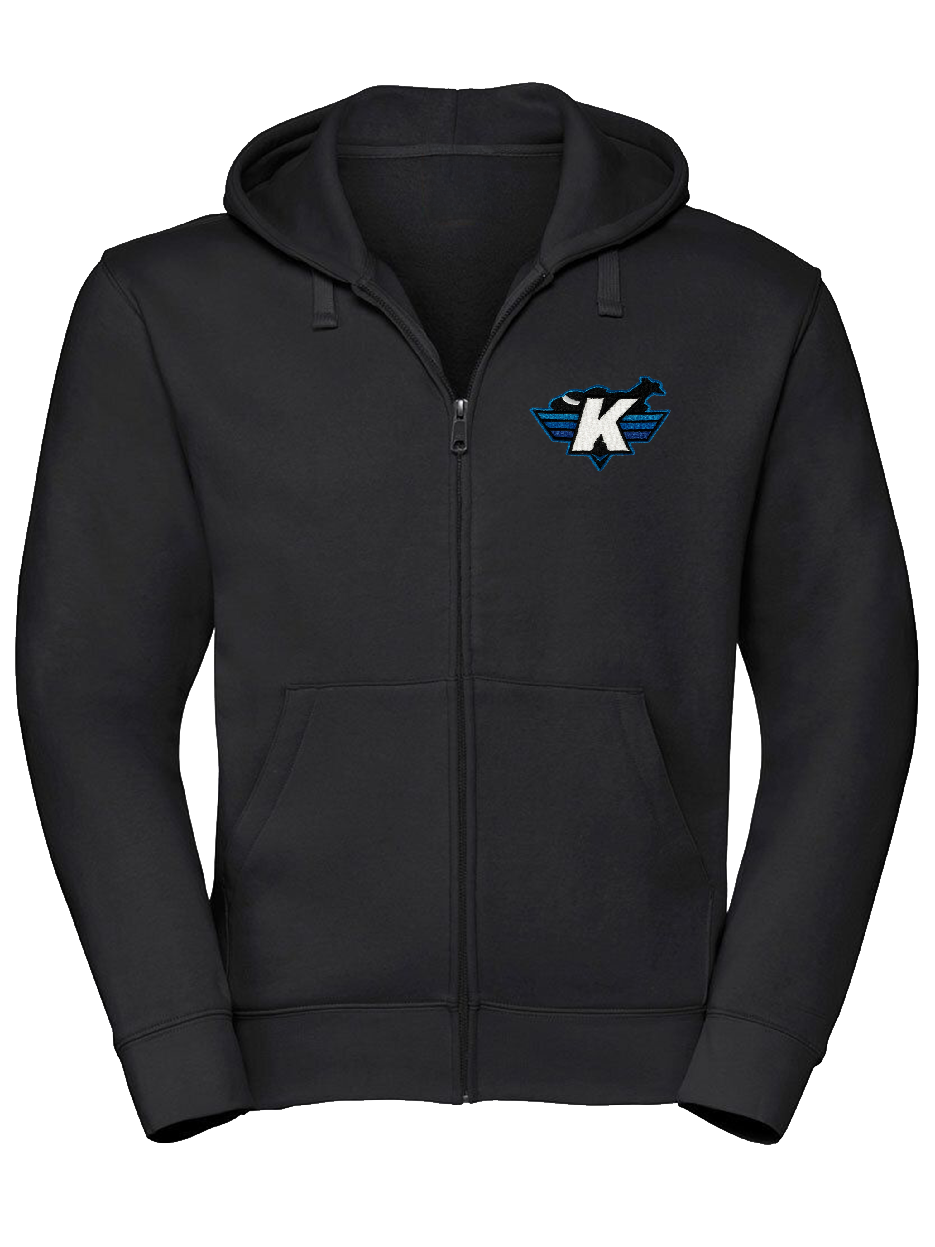 Luxury Zipped Hoodie - Black